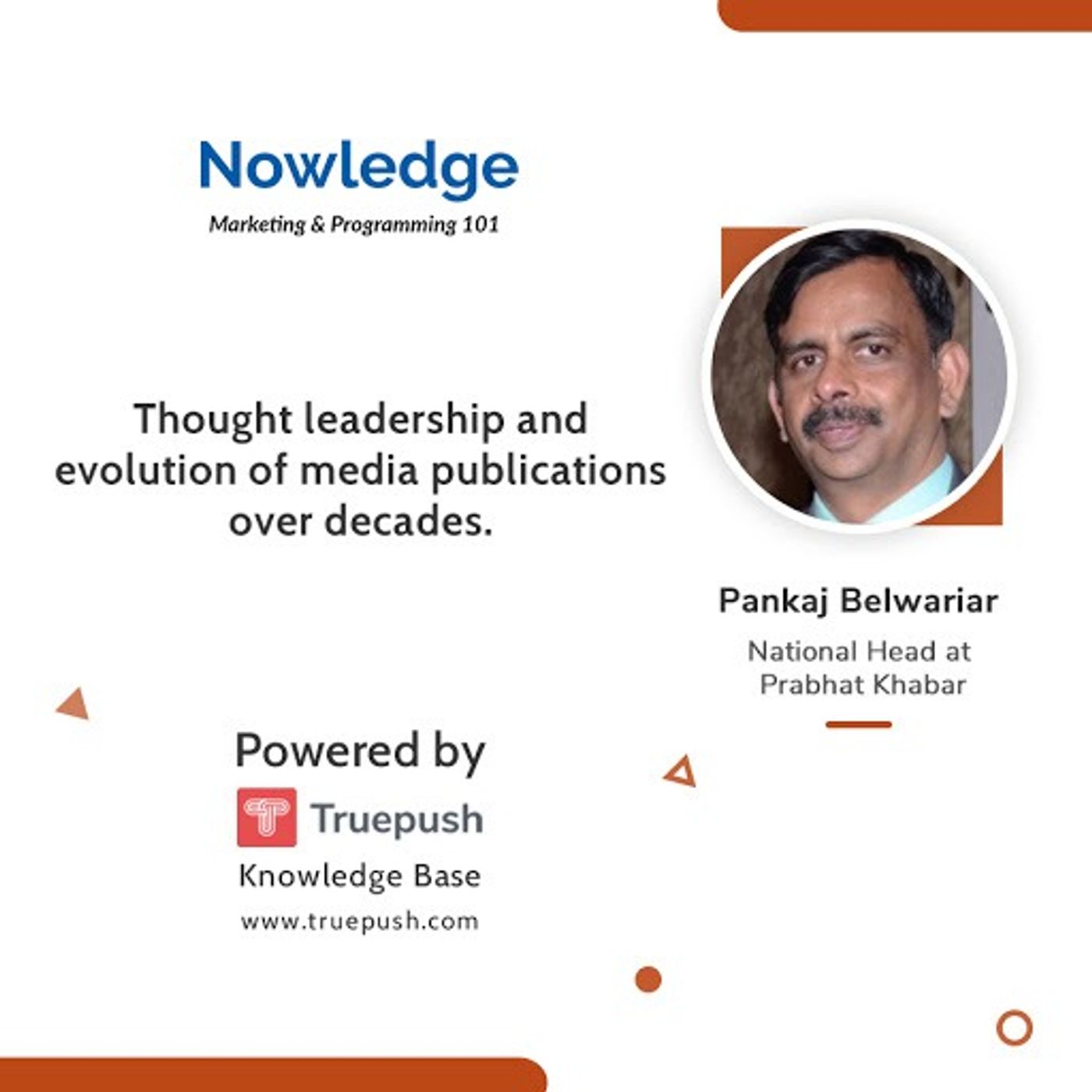 Thought leadership and evolution of media publications over decades.