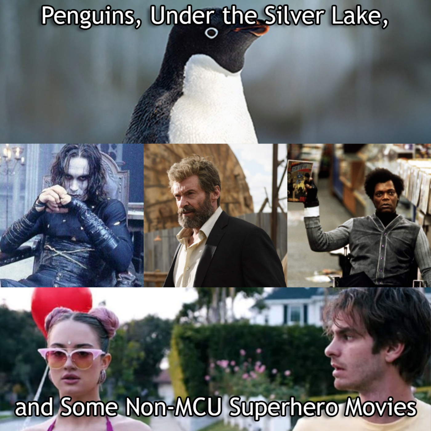 Penguins, Under the Silver Lake, and Some Non-MCU Superhero Movies