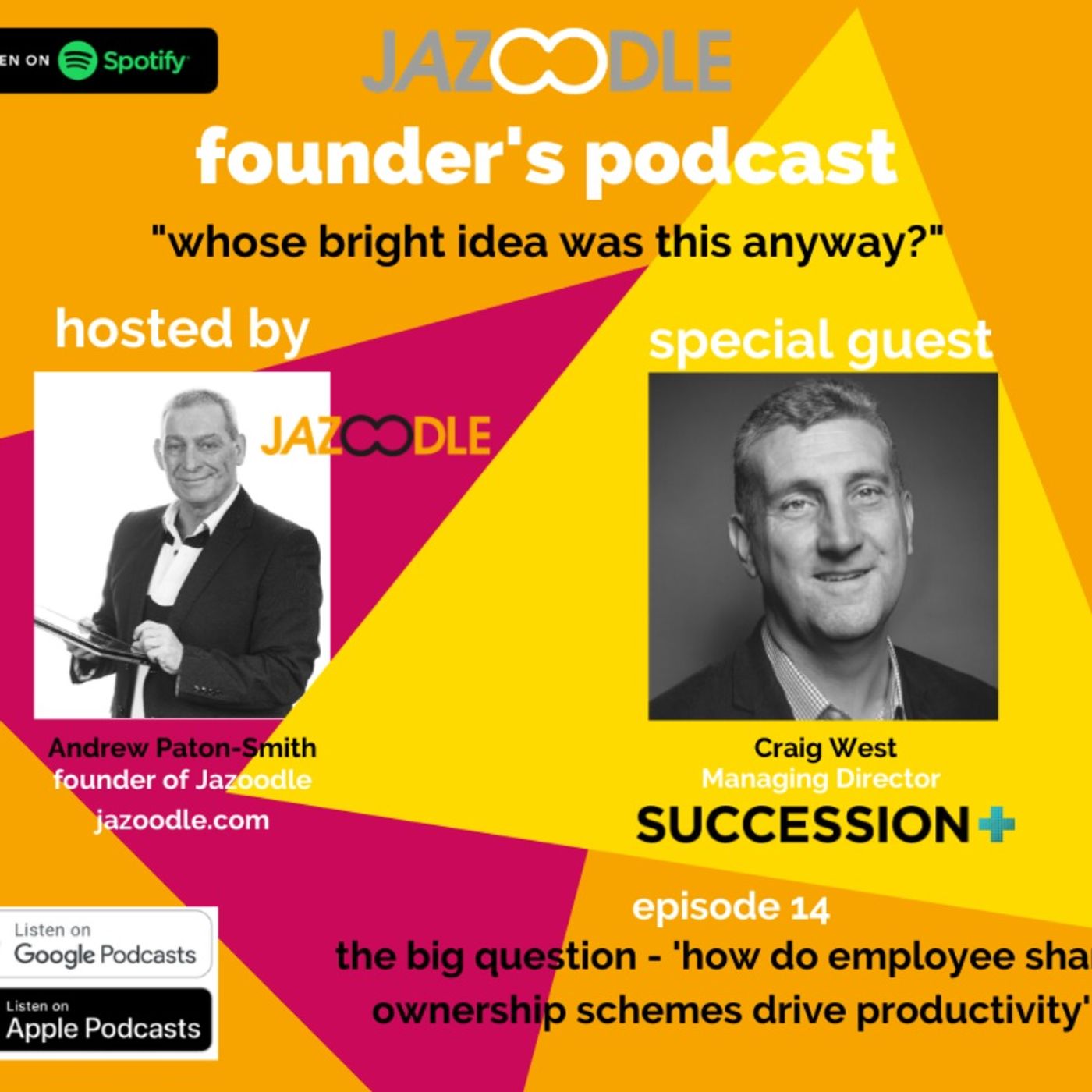 Whose bright idea was this anyway? Episode 14 with special guest and Managing Director of Succession Plus, Craig West