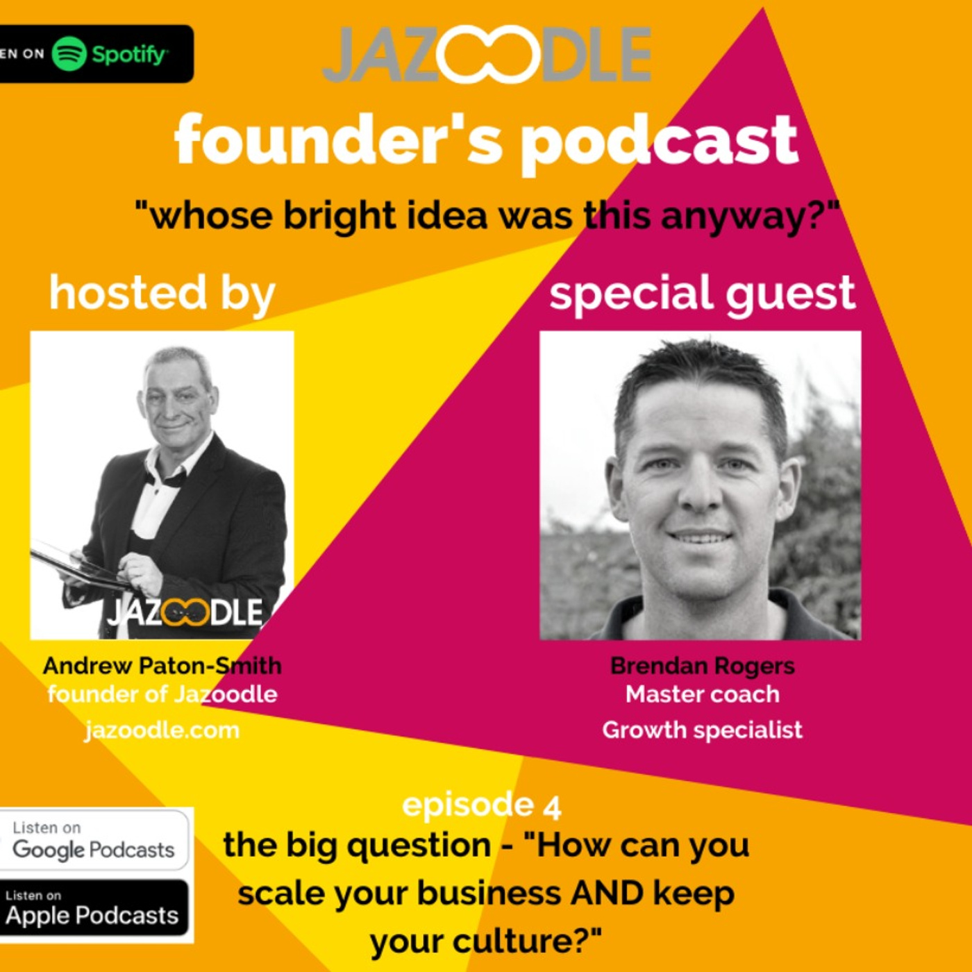 Whose bright idea was this anyway? episode 4 with special guest Brendan Rogers