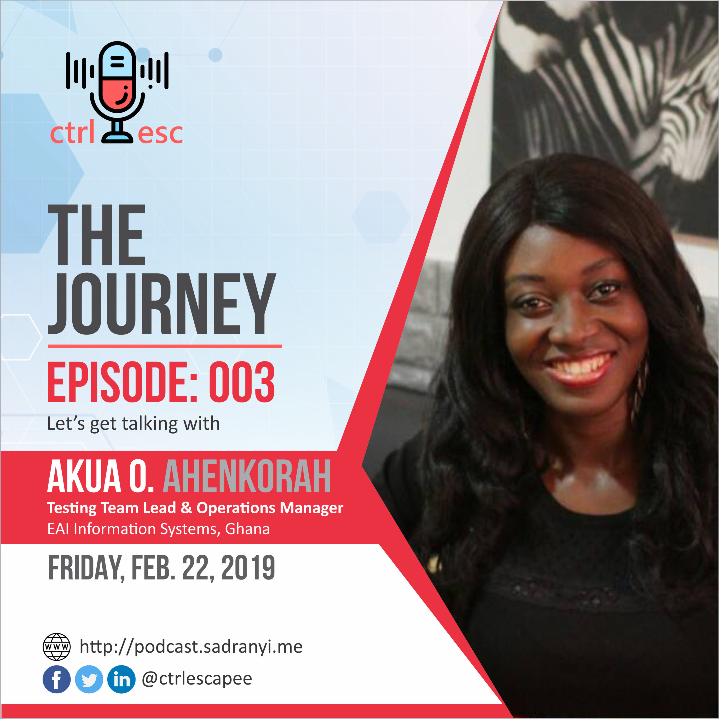 The Journey Episode #003 - Akua O. Ahenkorah