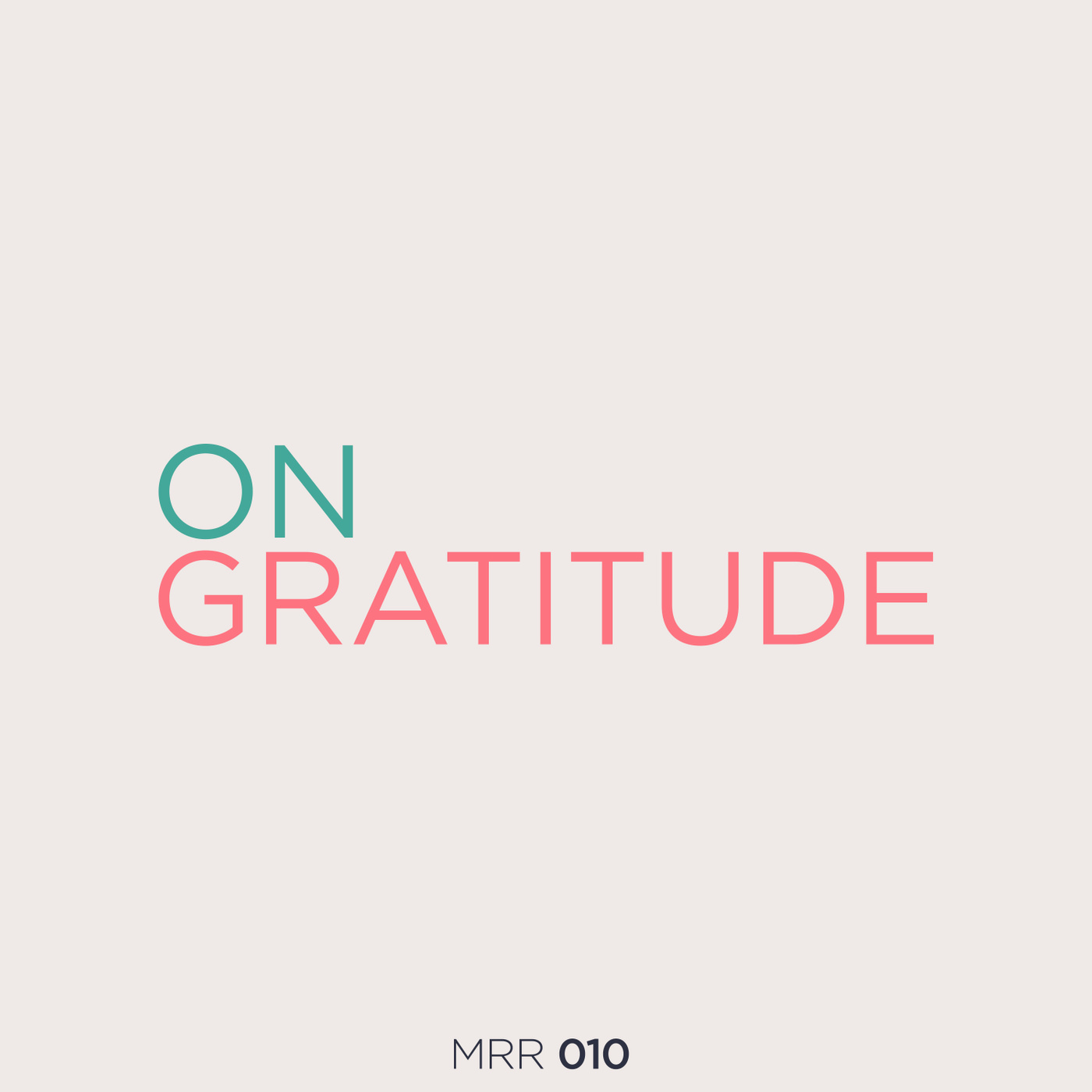 on gratitude