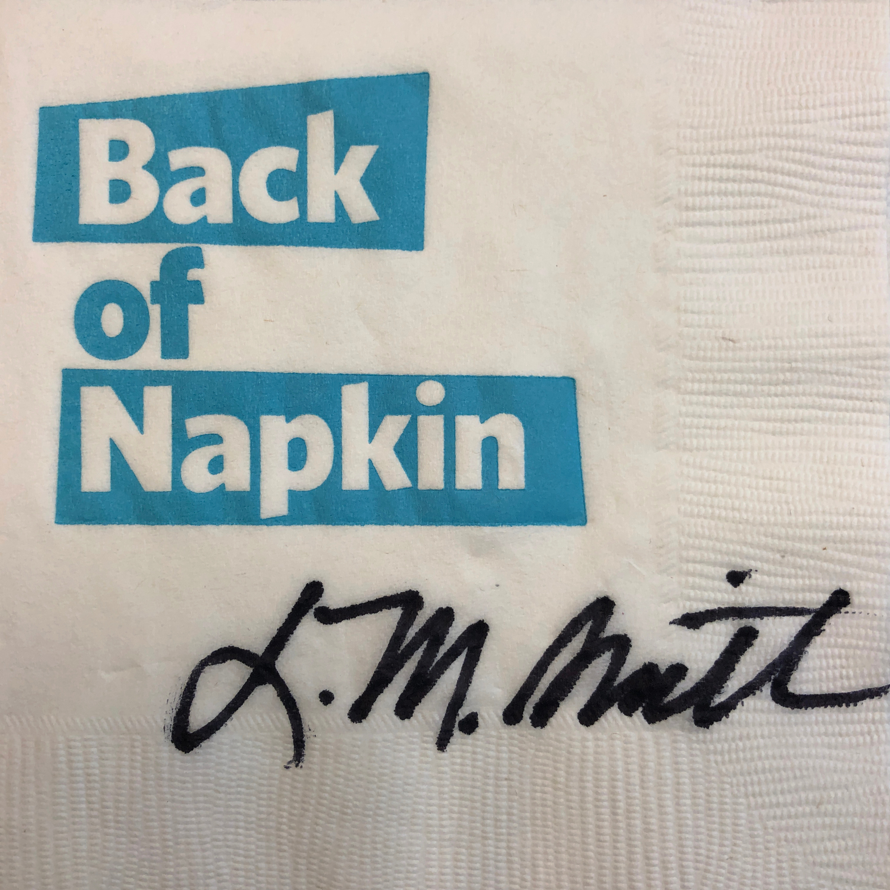 Back of Napkin: It's Your Brand, Get Personal